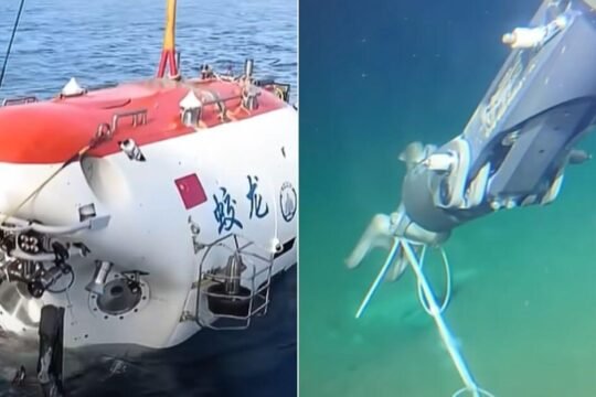China Completes Largest Arctic Expedition With Historic First Manned Dive Beneath Ice