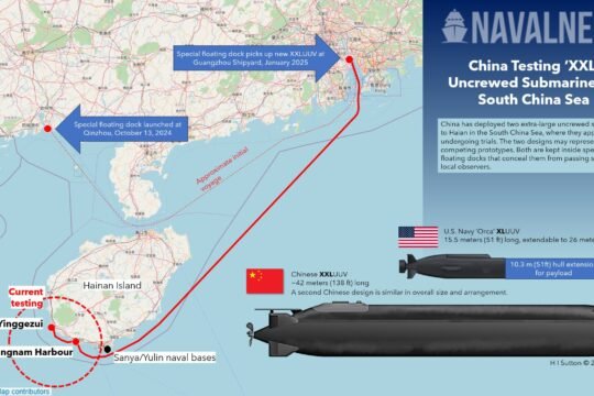 China Moves Two Super-Sized ‘XXL’ Uncrewed Submarines To South China Sea