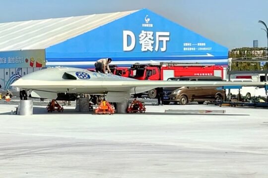 New Chinese Flying Wing Drone Design Emerges