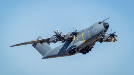 Germany Receives First A400M Equipped with DIRCM Protection System