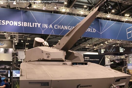 DSEI 2025: Germany's Rheinmetall transforms Lynx KF41 IFV into armored anti-drone air defense vehicle