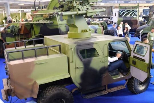 Serbia Unveils MTU-4M MANPADS Quad Launcher Mounted on Hajduk Vehicle for Mobile Short-Range Air Defense