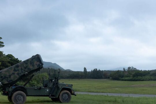 U.S. strengthens Japan coastal defense posture with Typhon and NMESIS anti-ship systems training in Okinawa.