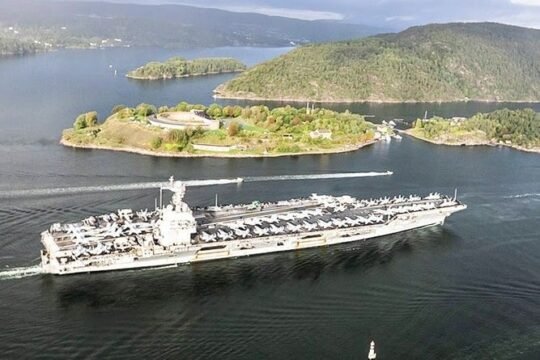 USS Gerald R. Ford supercarrier enters Norway in rare U.S.-NATO move to counter Russia