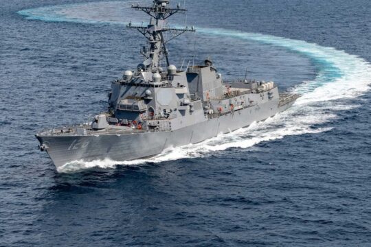 U.S. Navy Arleigh Burke-Class Destroyer Flight III USS Ted Stevens Completes Sea Trials.