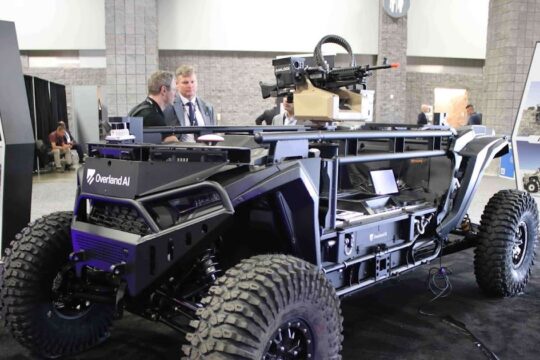 AUSA 2025: AimLock & Overland AI unveil new UGV fusing precision targeting and full autonomy