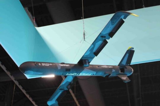 AUSA 2025: U.S. Firestorm presents Tempest modular drone with single-case quick launch.