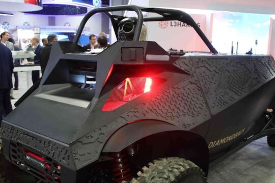 AUSA 2025: L3Harris and Carnegie Robotics reveal Diamondback unmanned recon vehicle.