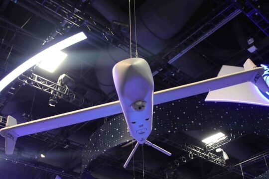 AUSA 2025: IAI’s Mini Harpy loitering munition reappears with dual EO/IR and anti-radar seeker.