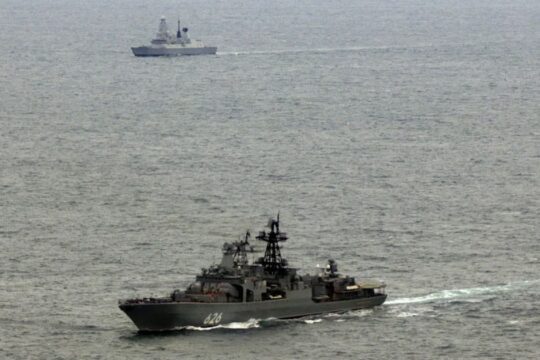British Navy Marks Historic First for NATO as HMS Duncan Destroyer Shadows Russian Warship
