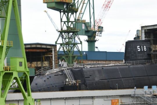 Japan Navy to launch sixth Taigei-class submarine as undersea patrols intensify