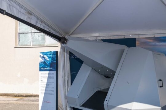 Leonardo's new Lionfish 30 naval turret brings AI tracking to Italy’s future warships