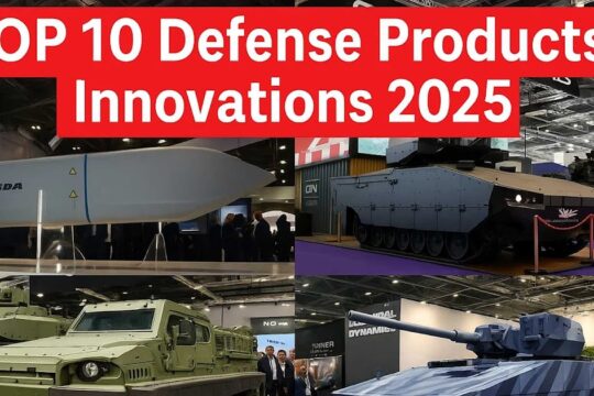 Top 10 Defense Products of 2025: Next-Gen Combat Vehicles and Military Equipment.