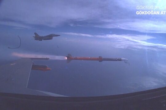 Turkey Test Fires Gökdoğan and Bozdoğan Air-to-Air Missiles