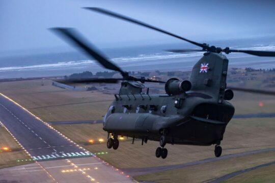 UK Chinook helicopter Extended Range certification progresses enabling longer missions for the Army