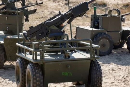 Ukraine fields combat-ready UGVs as Russia counters with its own robotic breaching units.