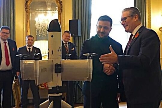 UK and Ukraine Agree to Jointly Produce Thousands of Octopus-100 Interceptor Combat Drones