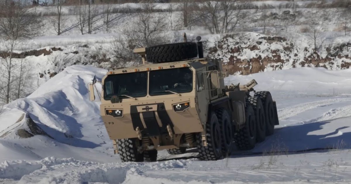 US Army Orders Autonomous Oshkosh PLS A2 Trucks for Frontline Logistics