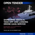 Shipborne VTOL UAS deployment with data fusion and integration services